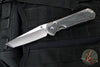 Chris Reeve Large Sebenza 31- Tanto Edge- Glass Blasted Titanium Handle- Black Micarta Inlay- Stonewash Magnacut Blade L31-1232