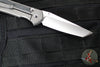 Chris Reeve Large Sebenza 31- Tanto Edge- Glass Blasted Titanium Handle- Black Micarta Inlay- Stonewash Magnacut Blade L31-1232
