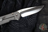 Chris Reeve Large Sebenza 31- Drop Point- Unique Graphic Titanium Handle- Amethyst Cabochon Inlay- Stonewash Magnacut Blade L31-1408-0136 V8