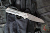 Chris Reeve Large Inkosi- Insingo- LEFT HANDED- Black Canvas Micarta Inlay- Stonewash Magnacut Blade LIN-1029
