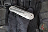 Chris Reeve- Large Inkosi- LEFT HANDED- Tanto Edge- Black Micarta Inlays- Stonewash Magnacut Blade LIN-1045