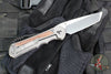Chris Reeve- Large Inkosi- Tanto Edge- Glass Blasted Titanium Handle- Natural Micarta Inlays- Magnacut Steel Blade LIN-1134