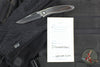 Chris Reeve- Mnandi- Macassar Ebony Wood Inlay- Plain Drop Point MNA-1016 IN Magnacut