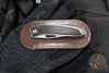 Chris Reeve- Mnandi- Macassar Ebony Wood Inlay- Plain Drop Point MNA-1016 IN Magnacut