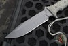 Chris Reeve Pacific Fixed Blade-Black Canvas Micarta with Black Plain Edge Magnacut Steel Blade PAC-1000