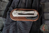 Chris Reeve Small Sebenza 31- Drop Point- Bog Oak Inlay- Stonewash Magnacut Blade S31-1100 v2