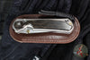 Chris Reeve Small Sebenza 31- Tanto Edge- Glass Blasted Titanium- Bog Oak Wood Inlay- Magnacut Steel Blade S31-1130 v3