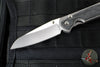 Chris Reeve Small Sebenza 31- Glass Blasted Titanium- Black Micarta Inlay- Insingo Edge Blade S31-1224 in CPM MAGNACUT