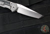 Chris Reeve Small Sebenza 31- Glass Blasted Titanium- Black Micarta Inlay- Tanto Edge Blade S31-1232 in CPM MAGNACUT