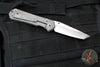 Chris Reeve Small Sebenza 31- Tanto Edge- Glass Blasted Titanium- Stonewash Magnacut Blade S31-1687