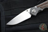 Chris Reeve Small Inkosi- Natural Canvas Micarta- Drop Point Magnacut Blade SIN-1014