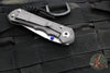 Chris Reeve Small Inkosi- Tanto Edge- Stonewash Finished Blade SIN-1042 In Magnacut Steel