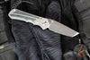 Chris Reeve Small Inkosi- LEFT HANDED- Tanto Edge- Black Canvas Micarta Inlay- Stonewash Magnacut Blade SIN-1045