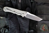 Chris Reeve Umnumzaan- Tanto Edge- Sand Blasted Titanium- Stonewash Magnacut Blade UMN-1002