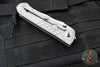 Chris Reeve Umnumzaan- LEFT HANDED- Drop Point- Glass Blasted Titanium Handle- Stonewash Magnacut Steel Blade UMN-1013