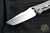 Chris Reeve Umnumzaan- LEFT HANDED- Tanto Edge- Glass Blasted Titanium Handle-Stonewash Magnacut Blade UMN-1015