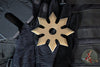 RMJ Snowflake Tactical Ninja Star - Burnt Bronze