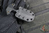 RMJ Tactical BUB- Back Up Push Dagger- Double Edge- Graphite Black Finished Magnacut Steel- Black G-10