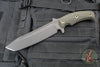 RMJ Tactical- Combat Asia Fixed Blade Combat Knife- Various G-10 Handle- Tungsten Finished Blade