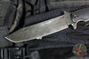 RMJ Tactical- Combat Asia- Black G-10 Handle- Acid Etched Finished Blade