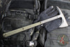 RMJ Tactical- Eagle Talon- Tungsten Finished S7 Steel- Dirty Olive G-10 Handle