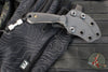 RMJ Gym Rat- Small EDC/Neck Knife- Tungsten Gray- Black G-10 Handle