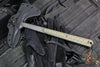 RMJ Tactical- Kestrel Tomahawk- S7 Steel- Tungsten Finish- Dirty Olive G-10