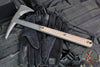 RMJ Tactical- Kestrel Tomahawk- 13" - S7 Steel- Tungsten Finish- Hyena Brown G-10