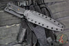 RMJ Killroy Dagger Fixed Blade Knife- Acid Etched Black Finished M390 Blade- Black G-10 Handle
