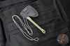 RMJ Mortifer- Neck Micro Tomahawk- Necklace- Keychain- Crocodile Green Finished