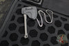 RMJ Mortifer- Neck Micro Tomahawk- Necklace- Keychain- Dark Anthracite Finished