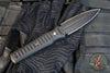 RMJ Orlando Special Dagger Fixed Blade Knife- Graphite Black Finished Magnacut- Black G-10