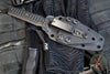 RMJ Orlando Special Dagger Fixed Blade Knife- Tungsten Finished Magnacut- Black G-10