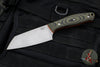 RMJ Osprey- EDC Kitchen Knife- Blaze Olive G-10 Handle- Stonewash Blade