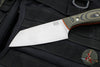 RMJ Osprey- EDC Kitchen Knife- Blaze Olive G-10 Handle- Stonewash Blade