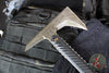 RMJ Tactical Ragnarok 12- Tomahawk- Acid Etched Finished- Black G-10 Handle