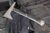 RMJ Tactical Ragnarok 12- Tomahawk- Tungsten Finished- Black G-10 Handle