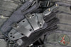 RMJ Tactical Raider Dagger Fixed Blade Combat Knife- Graphite Black Finish- Black G-10