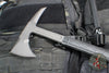 RMJ Shrike Tomahawk- 15.875" Model- S7 Steel- Black Handle Spike End