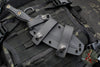 RMJ Tactical Raider Dagger Fixed Blade Combat Knife- Tungsten Finish- Black G-10