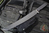 Blackside Customs Tokyo Drifter Fixed Blade Wakizashi- Black Blade Finish- Black Aluminum Scales- Black HW BSC-TD-BLK-BLKA