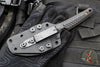 RMJ Unmei Fixed Blade Knife- Midnight Bronze Finished-  Black G-10 Handle