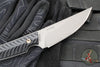 RMJ Unmei Fixed Blade Knife- Tungsten Finished-  Black G-10 Handle