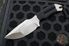 Jon Sorensen Custom Fixed Blade- Drifter- Nightmare Grind- Fume Blue Finish- Hammered Flats- Black Cord Wrapped