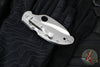 Spyderco Harpy Folding Knife- Stainless Steel Handle- Hawkbill Satin Blade C08P