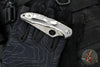 Spyderco Delica- Titanium Handle- Damascus Flat Ground Blade Lockback C11TIPD v2
