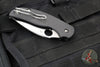Spyderco Sage 6 Button Lock Folder- Carbon Fiber/Black G-10 Handle- Satin CPM S30V Blade C123CFBCLP