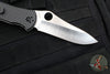 Spyderco Bradley 2 Folder- Drop Point- Carbon Fiber Handle- Satin Blade C134CFP2
