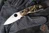Spyderco Chaparral Raffir Noble Designed Handle Satin Flat Ground Lockback Knife C152RNP