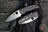 Spyderco Shaman- Compression Lock- Black Pebble Textured Lightweight FRN Handle- Satin Saber Ground Blade C229PBK